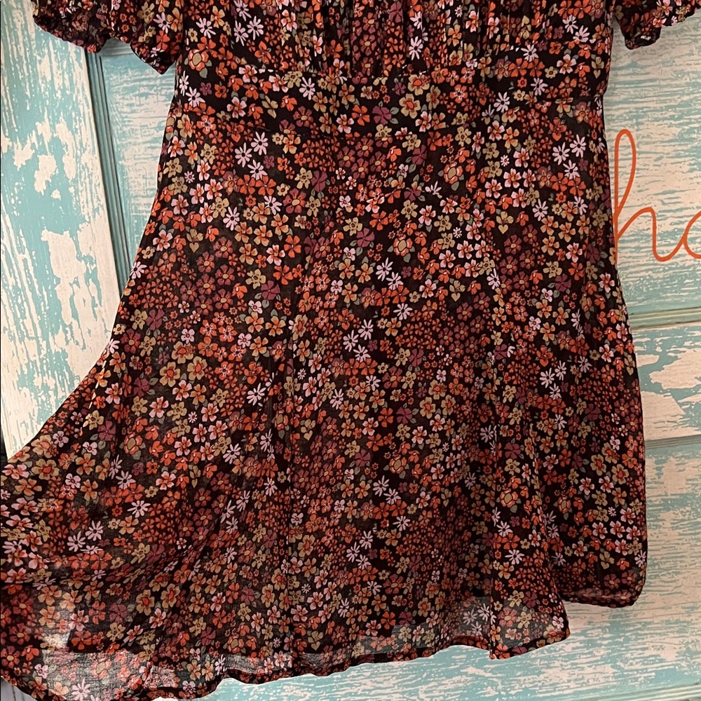 Free People dress Bonnie Dusk Combo button up Small EUC no flaws cottagecore - Picture 13 of 13